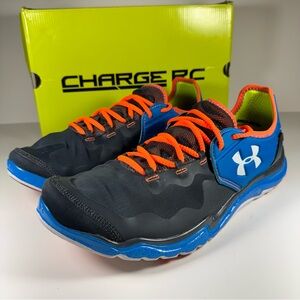 Under Armour Charge RC Running Shoes Men's Size 11 Blue Orange Black Rare
